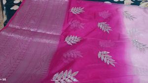 Party Wear Organza Saree