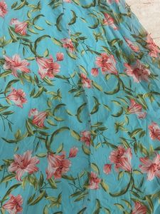 floral side cut halter maxi dress