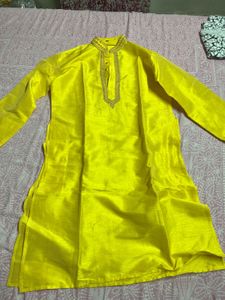 Yellow Mens Kurta