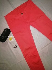 Coral Skinny Jeans