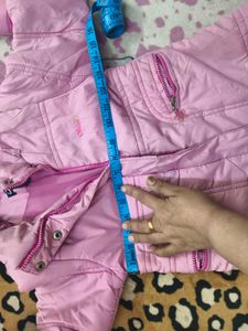 Cute Pink Hoodie Jacket for 4-7; years girl