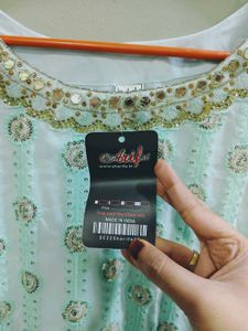 Elegant Sky Blue Kurta Set