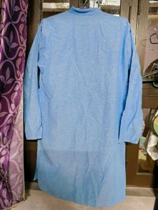 Blue Cotton Kurta