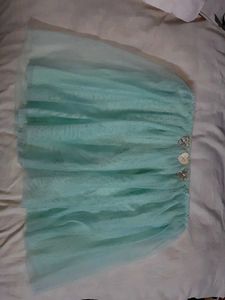 Blue Mini Skirt