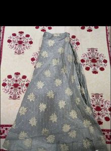 grey ethnic skirt