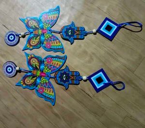 Home decor Butterfly Evil Eye Hanging for House/Po