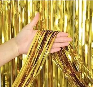 2 Pc Foil Curtain