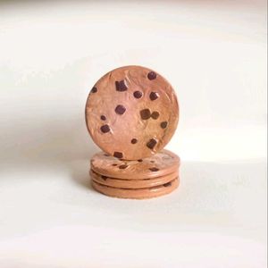 Chocolate Chip Cookie Coasters 🍪