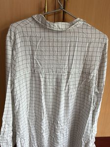 Vero Moda Checked Hi-Lo Tunic Top