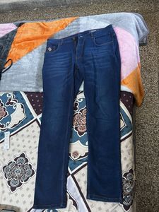 Dark Blue Denim Jeans