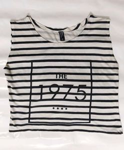 "The 1975" Striped Crop Top
