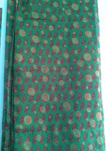 Printed Green Saree Sale