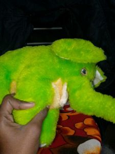 Green Elephant Plush Toy