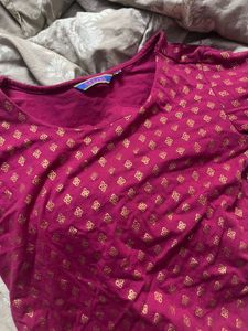 Pink Ethnic Crop Top / Blouse 🎀