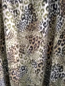 Animal Print V-Neck Top