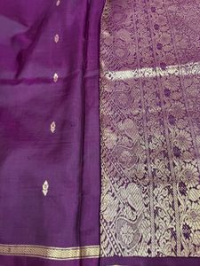 Purple Pure Silk Kanchivaram Saree