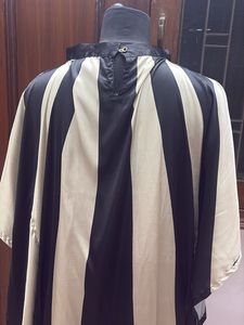 Striped Satin Kaftan Dress