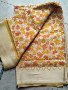 Floral Cotton Saree