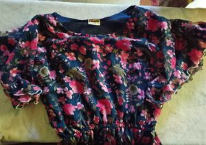 Floral Print Flutter Sleeve Dress