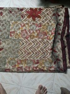 Floral design saree