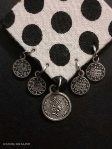Polka Dot Peacock Earrings