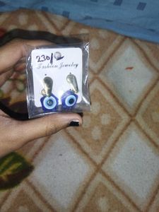 Evil Eye Drop Earrings