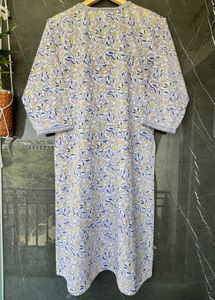 Floral Print Kurta
