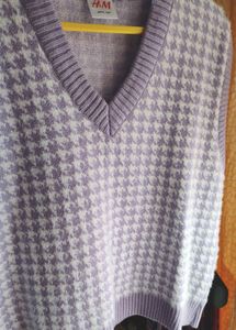 Lavender Women&#39;s vest Sweater