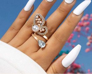 Butterfly Pearl Ring