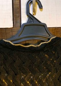 Elegant Black Knit Cardigan