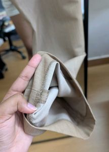 Beige formal pants