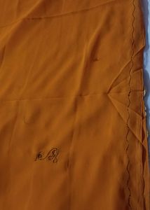 Elegant Orange Saree