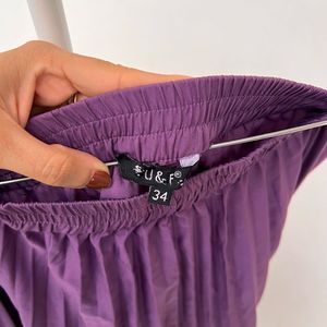 Pleated Maxi Skirt
