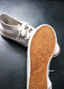 Classic White High-Top Sneakers