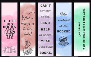 Classic Bookmark For Book Lovers