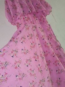 Pink Floral Dress