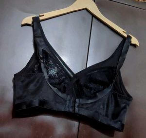 Black ⚫ Net Pattern Bra For 46 Bust