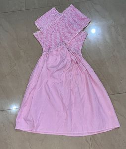 Pink Striped Dress