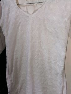 Elegant White Kurta