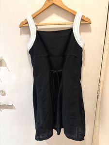Vintage Black &amp; White Mini Dress