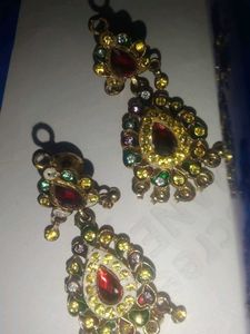 multi colours earring