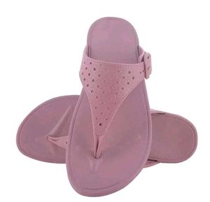 Flite Pink Buckle Flip-Flops