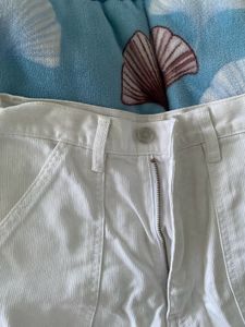 White High Waisted Shorts