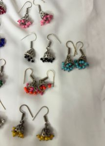 9 Pair Of Jhumkas