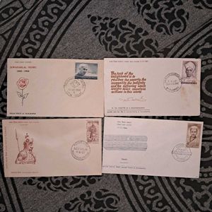 Four 1960's Indian FDC
