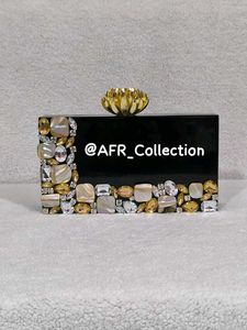 Elegant Beaded Clutch