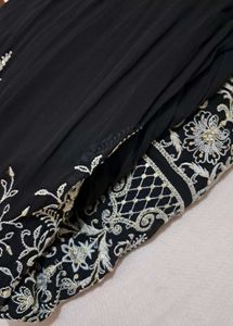 Elegant Black Ethnic Gown