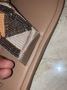 Luna Blu Festive Beaded Flats