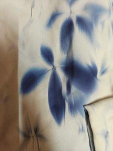 Stylish Blue Print Top with attached jacket