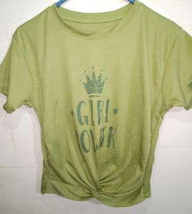 Lime Green Knot Tshirt